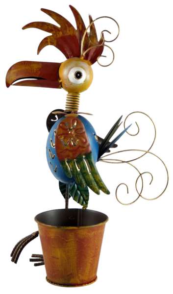 2er Set Niedlicher Pflanztopf Pepe - Gartendekoration